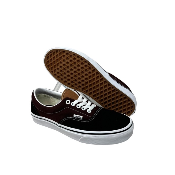 VANS Era Classic Sneakers SB Women's Size Low Top Black Brown Canvas VN0005UEYS8 - Picture 3 of 9